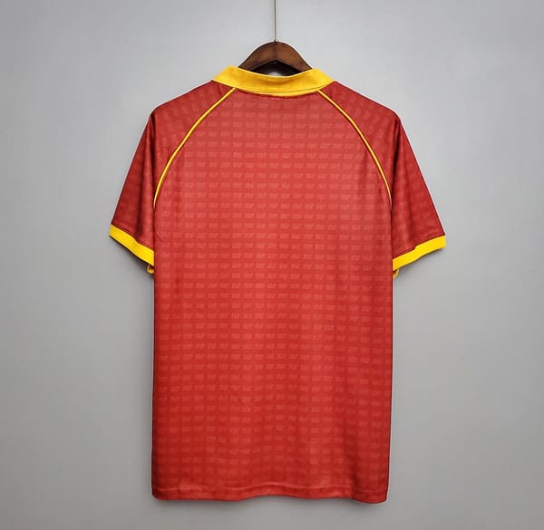 Retro Roma 90/91 home Soccer Jersey - Image 8