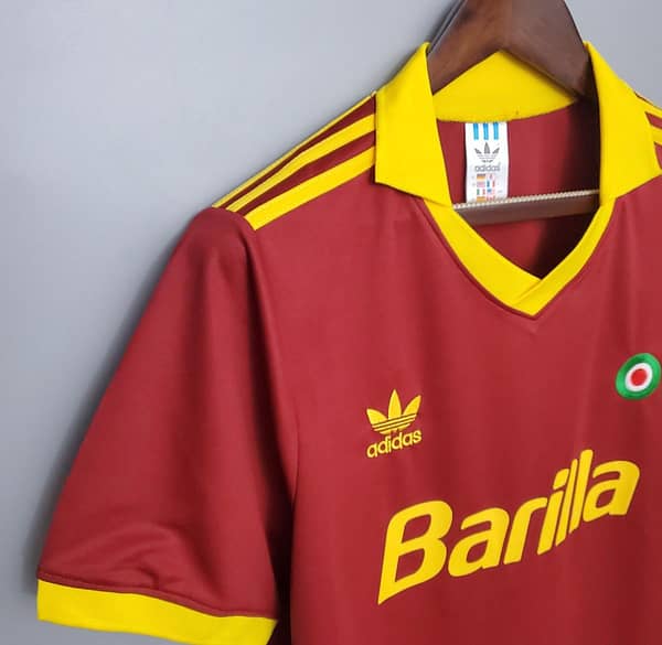 Retro Roma 91/92 home Soccer Jersey - Image 4