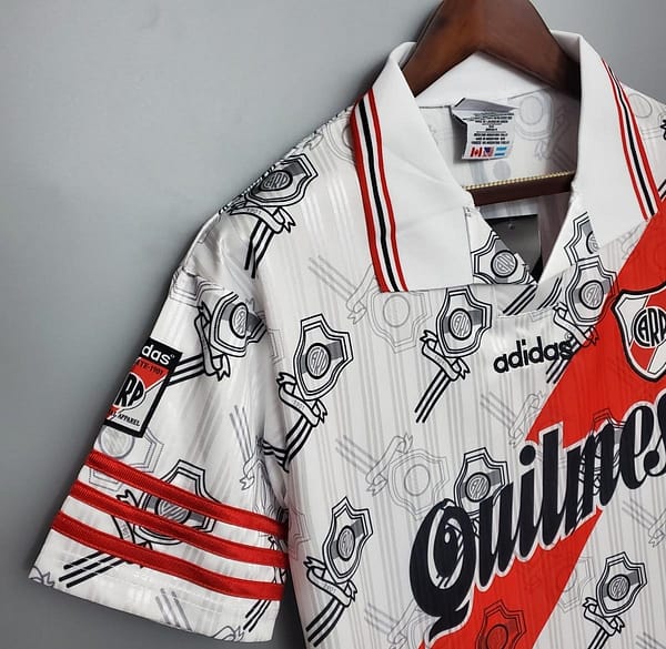 Retro River Plate 95/96 home Soccer Jersey - Image 6
