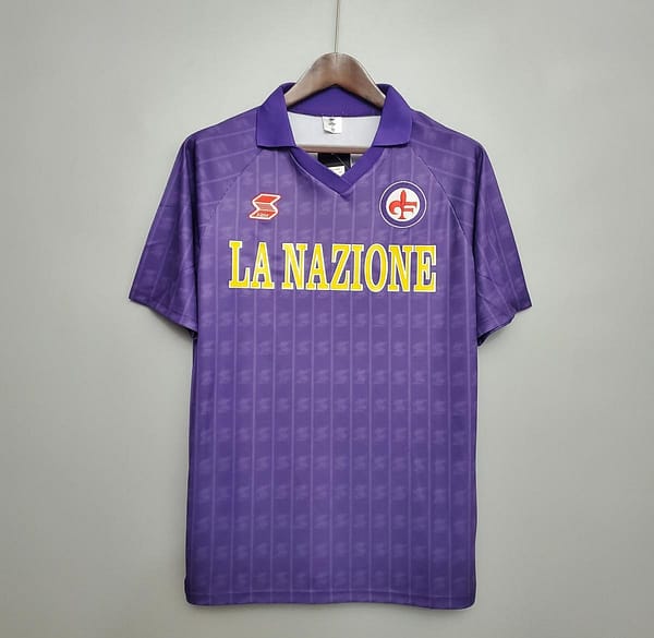 Retro Fiorentina 89/90 home Soccer Jersey