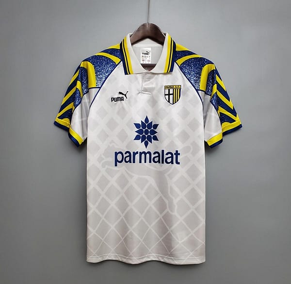 Retro Parma 95/97 White Soccer Jersey
