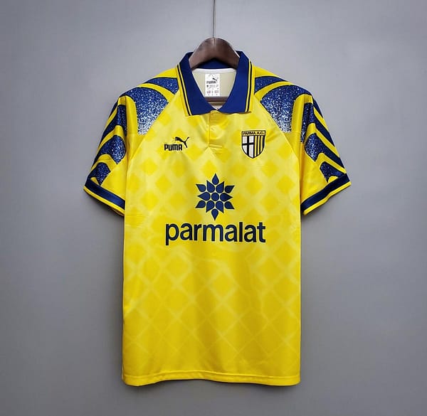 Retro Parma 95/97 Yellow Soccer Jersey