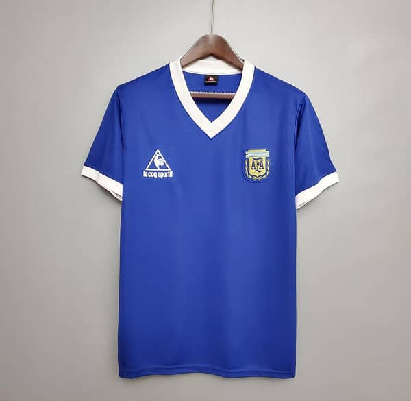 Retro Argentina 1986 away Soccer Jersey