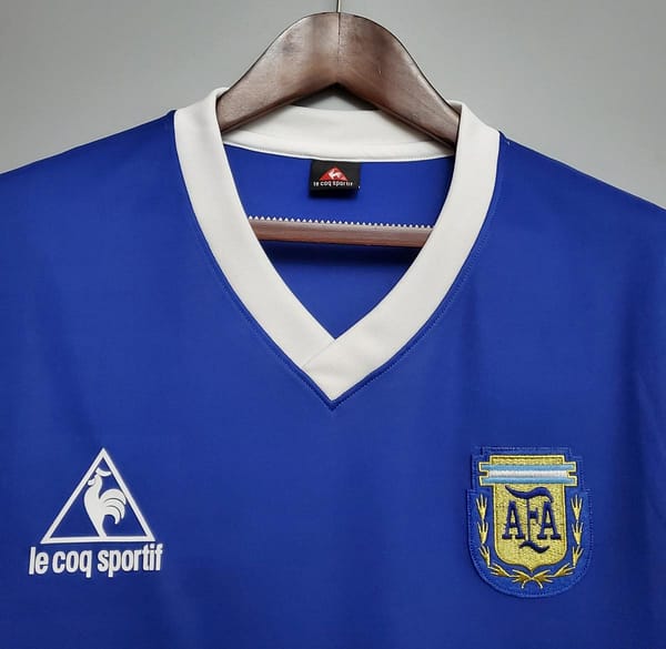 Retro Argentina 1986 away Soccer Jersey - Image 7