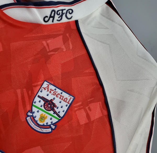 Retro 90/92 Arsenal home Soccer Jersey - Image 5
