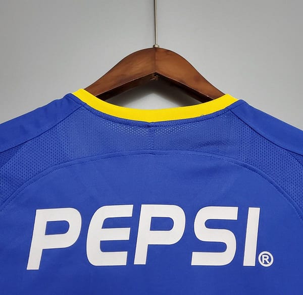 Retro Boca Juniors 03/04 home Soccer Jersey - Image 5