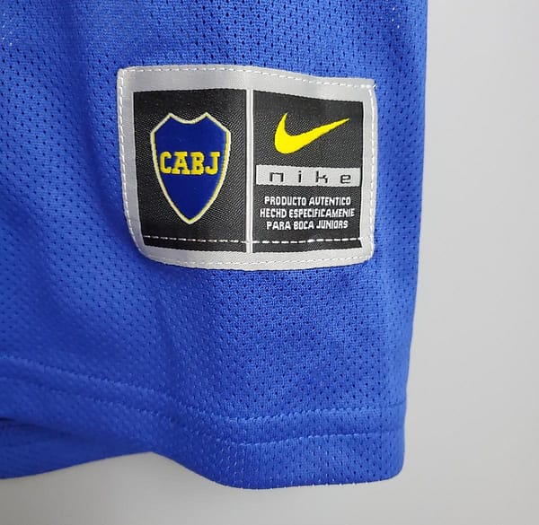 Retro Boca Juniors 03/04 home Soccer Jersey - Image 7