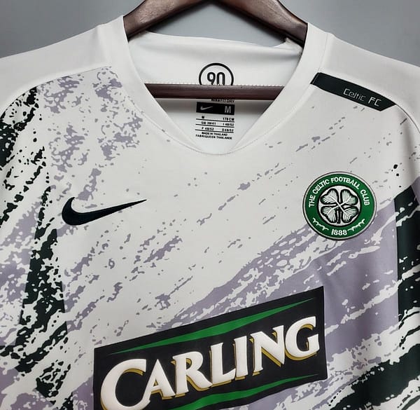 Retro 07/08 Celtic away white Soccer Jersey - Image 8