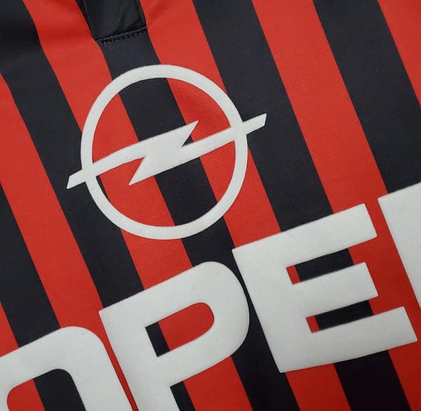Retro 99-00 AC Milan Centenary home Soccer Jersey - Image 7