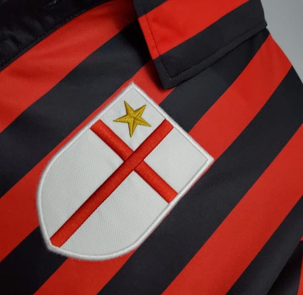 Retro 99-00 AC Milan Centenary home Soccer Jersey - Image 8
