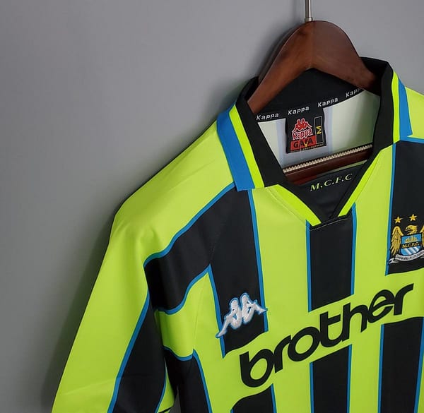 Retro Manchester City 98/99 away Soccer Jersey - Image 5