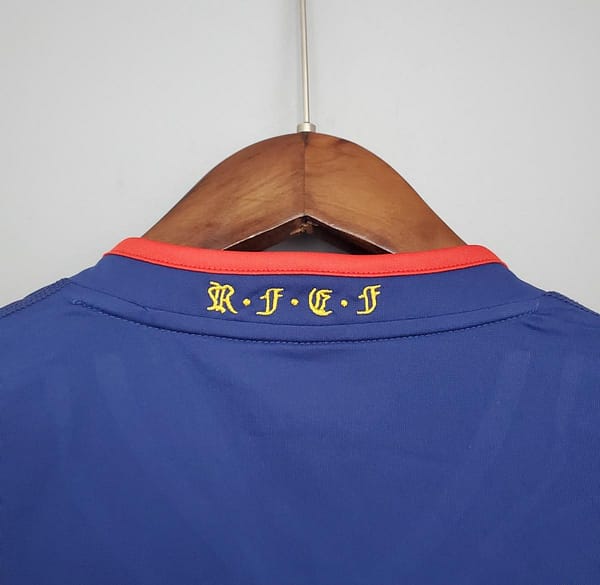 Retro long sleeve Spain 2010 away Soccer Jersey - Image 3