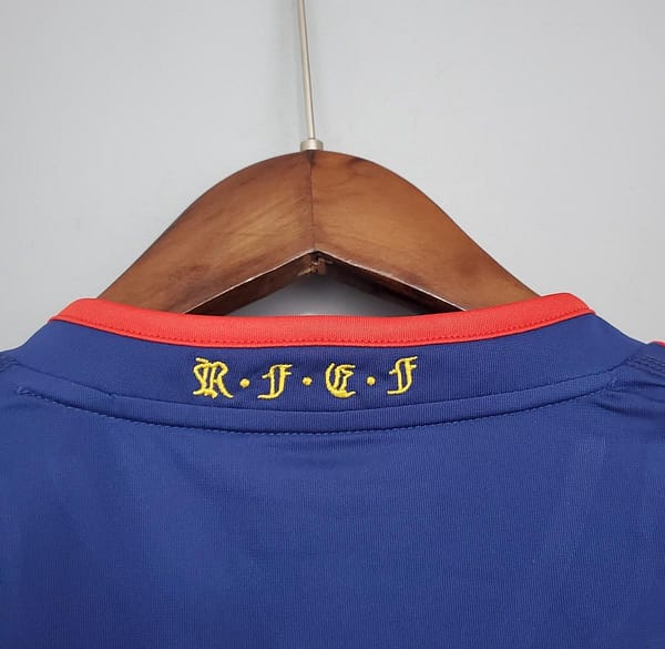 Retro long sleeve Spain 2010 away Soccer Jersey - Image 4