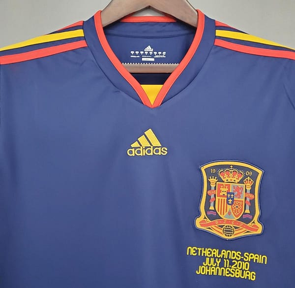 Retro long sleeve Spain 2010 away Soccer Jersey - Image 11