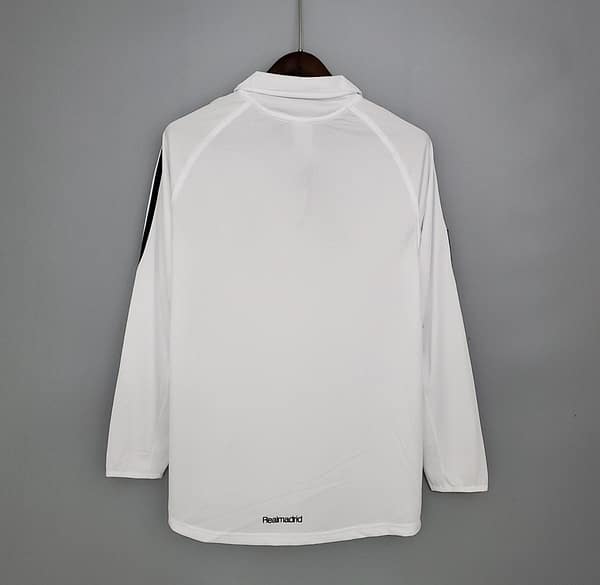Retro long sleeve Real Madrid 05/06 home Soccer Jersey - Image 2