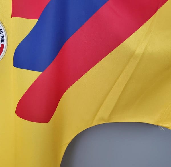 Retro Colombia 1990 home Soccer Jersey - Image 4