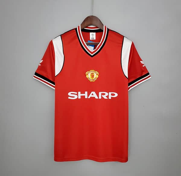 Retro Manchester United 85/86 home Soccer Jersey