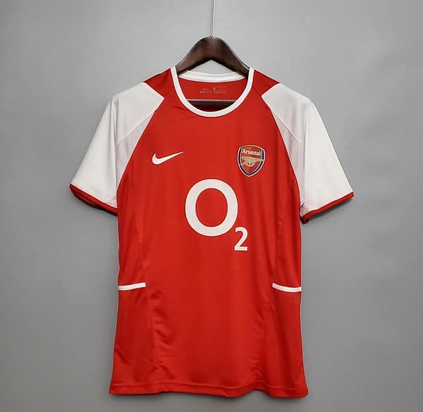 Retro 02/04 Arsenal home Soccer Jersey