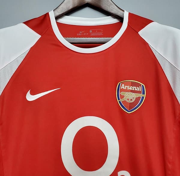 Retro 02/04 Arsenal home Soccer Jersey - Image 3