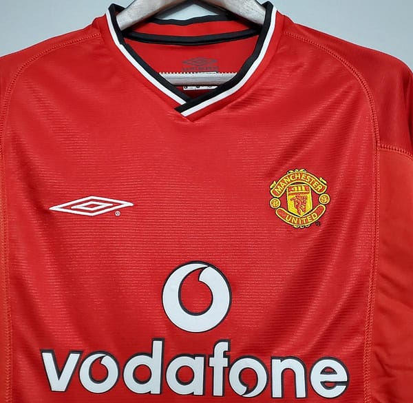 Retro 00/01 Manchester United home Soccer Jersey - Image 2