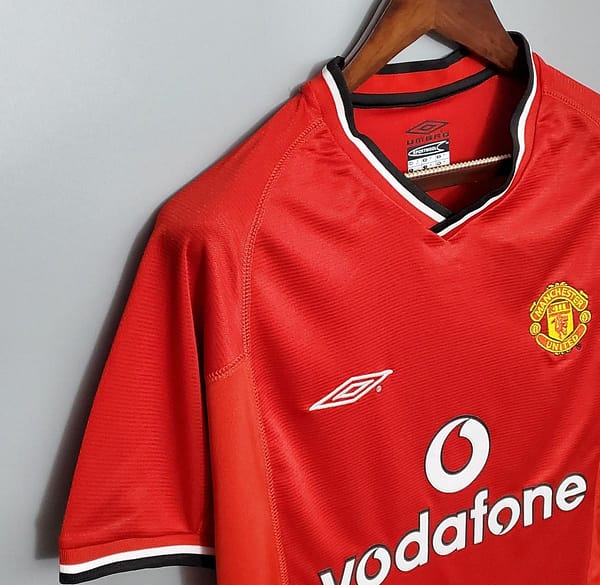 Retro 00/01 Manchester United home Soccer Jersey - Image 6