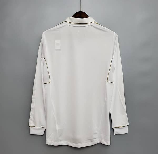Retro Real Madrid 11/12 Long sleeve home Soccer Jersey - Image 3