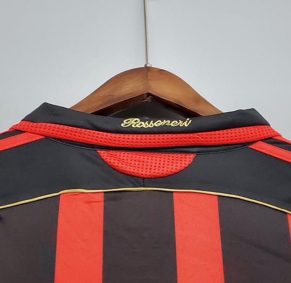Retro 06/07 AC Milan Long sleeve home Soccer Jersey - Image 2