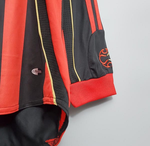 Retro 06/07 AC Milan Long sleeve home Soccer Jersey - Image 6