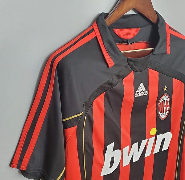 Retro 06/07 AC Milan home Soccer Jersey - Image 5