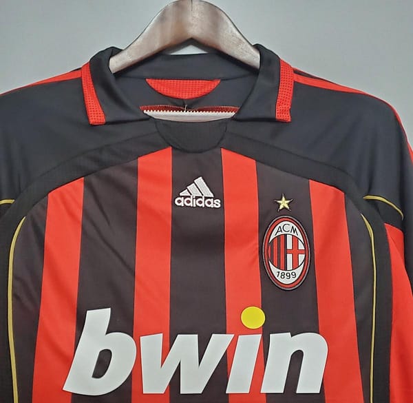 Retro 06/07 AC Milan home Soccer Jersey - Image 9