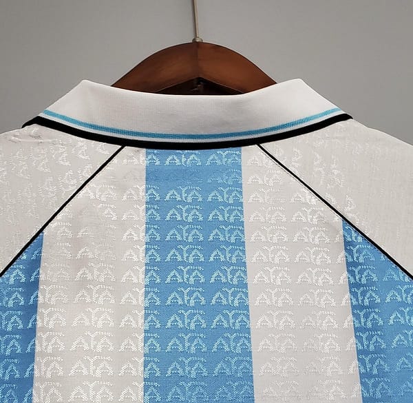 Retro 1996 Argentina Home Jersey - Image 3