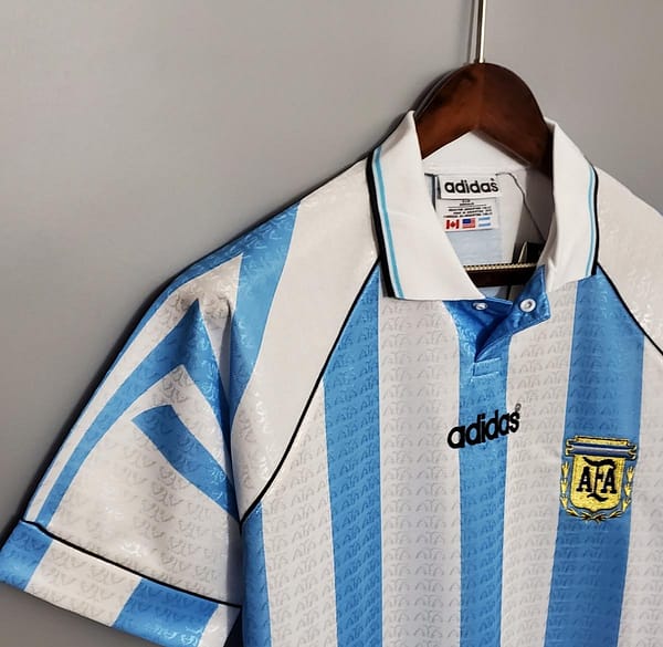 Retro 1996 Argentina Home Jersey - Image 5