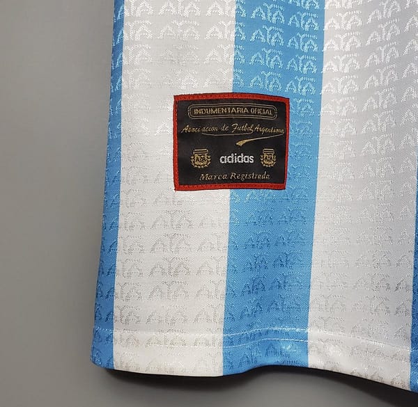 Retro 1996 Argentina Home Jersey - Image 6