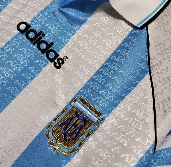 Retro 1996 Argentina Home Jersey - Image 8