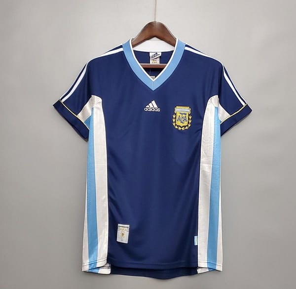 Retro Argentina 1998 away Soccer Jersey