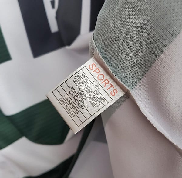 Retro Sporting Lisbon 01/03 home Soccer Jersey - Image 2