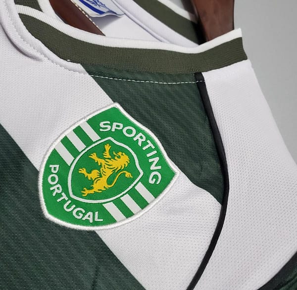 Retro Sporting Lisbon 01/03 home Soccer Jersey - Image 7