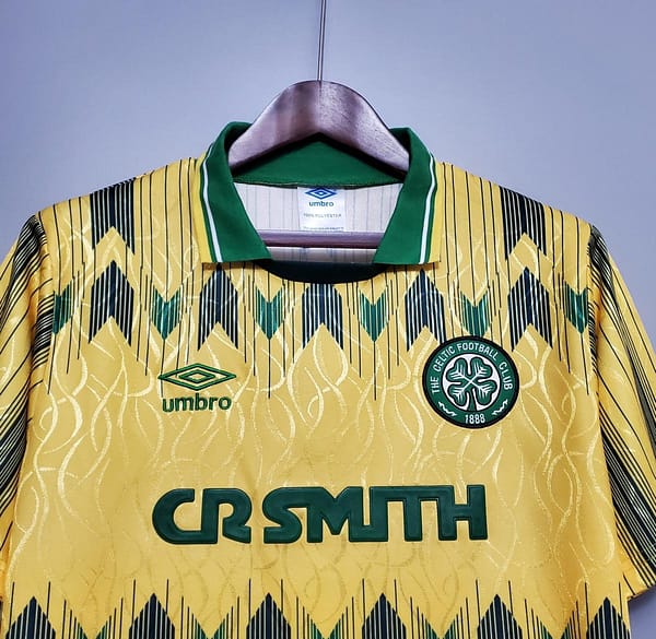 Retro Celtics 91/92 away Soccer Jersey - Image 8