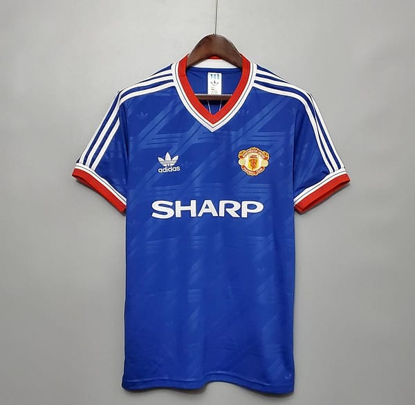 Retro 86/88 Manchester United third away Soccer Jersey