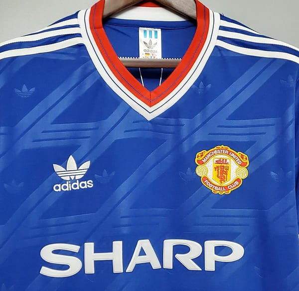 Retro 86/88 Manchester United third away Soccer Jersey - Image 8