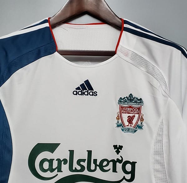 Retro 06/07 Liverpool away Soccer Jersey - Image 9