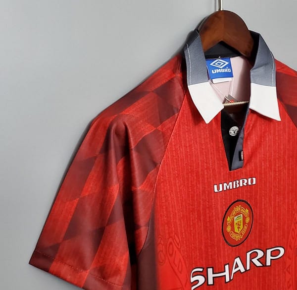 Retro 1996 Manchester United home Soccer Jersey - Image 4