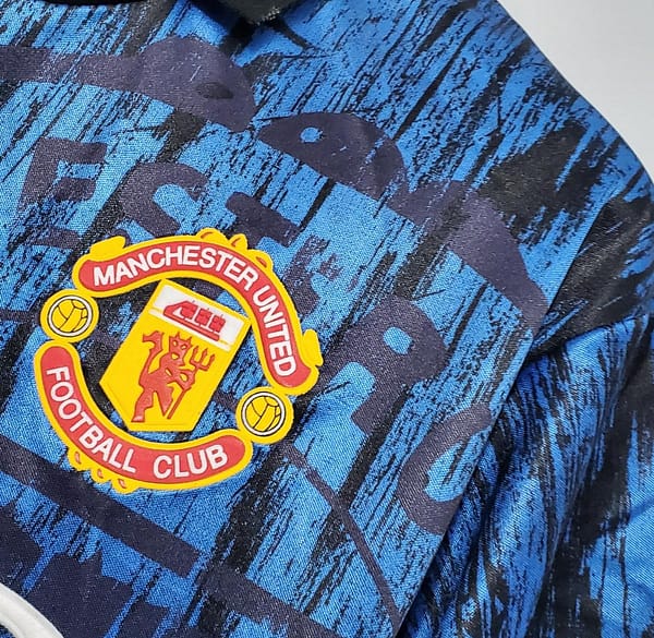 Retro 92/93 Manchester United in the away Soccer Jersey - Image 8