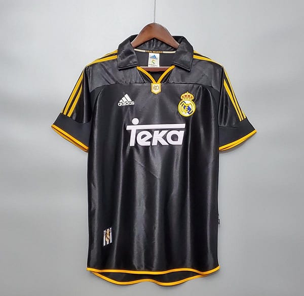 Retro 99/00 Real Madrid Third Black Jersey