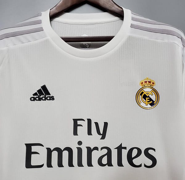 Retro Real Madrid 15/16 home Soccer Jersey - Image 9