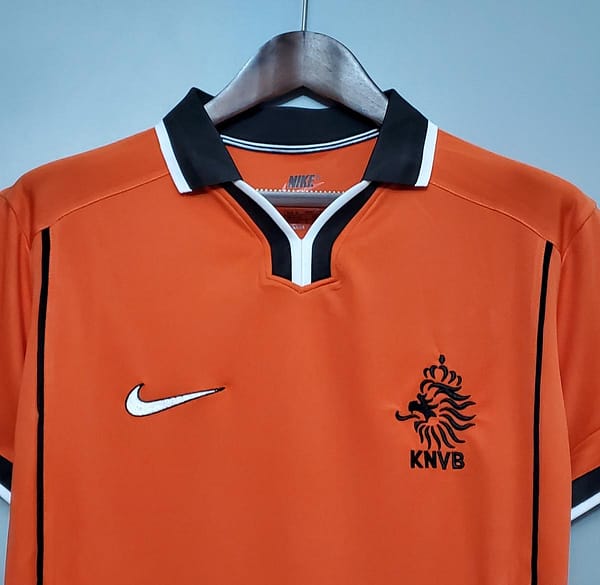 Retro 1998 Netherlands home Soccer Jersey - Image 9