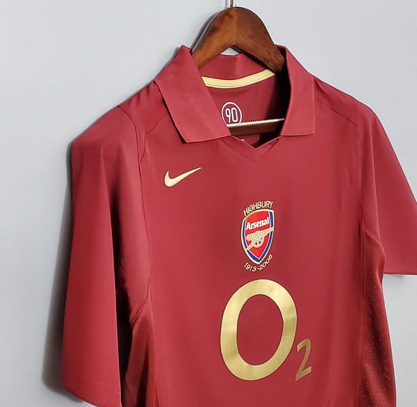 Retro 05/06 Arsenal home Soccer Jersey - Image 3