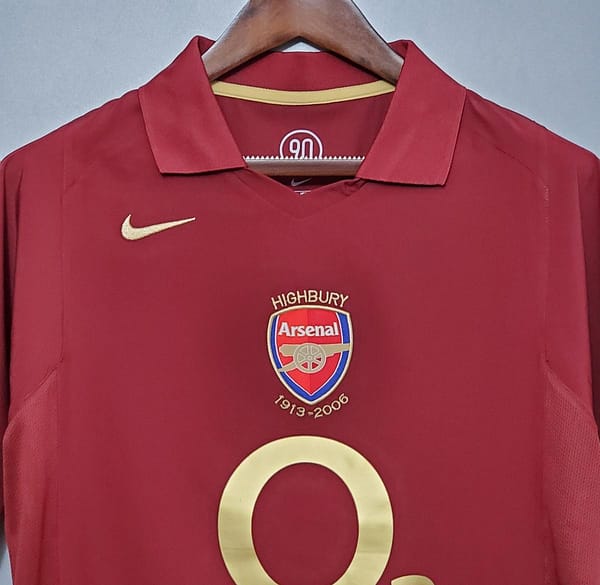 Retro 05/06 Arsenal home Soccer Jersey - Image 6