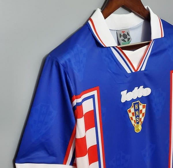 Retro 1998 Croatia home Soccer Jersey - Image 5