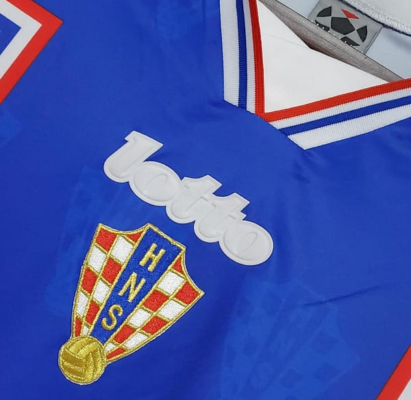 Retro 1998 Croatia home Soccer Jersey - Image 9